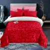 sets Valentine's Day Duvet Cover Set Red Rose I Love You Pattern King Size Couple Polyester Bedding Set Happy Romantic Quilt Cover