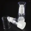 Opslagflessen 15 ml lege vacuümpomp cosmetische fles mini transparante lotion luchtloos glas 0,5 ounce