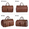 Carry-on Garment Bag Large Duffel Bag Suit Travel Bag Weekend Bag Flight Bag with Shoe Pouch for Men Women 240423
