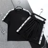 Herren Sommer -Tracksuits High Street Übergröße Sweatshirts Jogger Hosen Männer Designer T -Shirts Shorts Sets Sweatsuits Mode Sportswear Jogging Suits