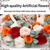 Decorative Flowers 16pcs / 8pcs /1 Set Wedding Car Decoration Champagne Color Artificial Flower Headdecoration Can Be Customized By Name