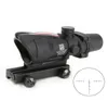 Hunting Scope ACOG 4X32 Real Fiber Optics Tactical Red Dot Sight Chevron Glass Etched Reticle Illuminated Sight1537322