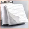 5pcs 10pcs 80 feuilles créatives Kraft Paper Confocation Note Blank Grid Horizontal Memo Pad Student Message collé.