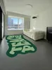 Dywany artystyczne zielone kreatywne dywaniki uczą dywan pokey wygodny miękki sypialnia dywan duży obszar salonu dywany dywany kultu dywan