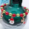In rilievo Delysia King 2021 Fashion Festival Santa Claus Hand Chain Rindeer Rinno in perline Bracciale Ornamento