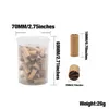 Smooth Shop Cigarette Herb Stash Jar Pill Box Smoke Shop avec Cigarete Paper 60 PCS Tobac pour fumer