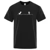 T-shirts masculins T-shirts pour hommes imprimés cactus dinosaure t-shirt coton d'été pour hommes