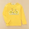 Tees Aimi Lakana Long Sleeve Shirts Kids Fruit Bicycle TShirt Boy Girls Cotton Tops Funny Bike Clothes Spring Autumn Tees 3T14T