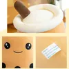 Gevulde pluche dieren schattige gevulde boba pluche bubble thee real-life bubo food melk cup plushie kussen zacht kaii pluche speelgoed geschenken voor kinderen volwassen 24 cm 24 cm