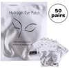 Falska ögonfransar 50pairs Eye Patches Under Pads Eyelash Extension Eyepads Sticker ympning Lash Supplies Tools1367023