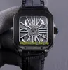 Version TW 0009 2020052 Skeleton Luminous Dial Swiss 4S20 Automatiska mekaniska män Titta på Sapphire 316L stålfodral BA4930633