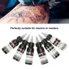 6 couleurs tatouage maquillage pigment pigment professionnel de beauté