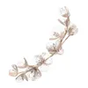 Clip per capelli Chieni da sposa a fascia da sposa Luce lussuose viti da fiori eleganti per la maschera per matrimoni per banchetti