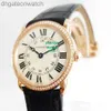 Unisex Original Carter Designer Armbandwatch Womens Watch Solo Serie 18k Rose Gold Original Set English Business Designer Armband Uhr für Männer