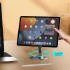 يقف Metal 360 ° Devating Desk Mobile حامل الهواتف المحمولة للهواتف المحمولة للهواتف المحمولة iPhone هواتف الهاتف المحمول ipad ipad قارئ الهاتف