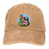 Bollmössor Krtek Mole Multicolor Hat toppade kvinnors mössa Happy Birthday Personaliserade visirskyddshattar