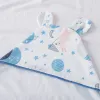 Sets Neugeborene Umschlag Sommerbaby Schlafsäcke mit Ohren Herbst Kokonwicke Wickel weiche Bettwäsche Baumwolle Schlafdecke 06m