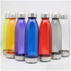 Bouteilles de cola 750 ml de bouteille de sport en eau forme de bouteille tritan non toxique flacon réutilisable avec une fuite en acier inoxydable tw dhqc1