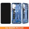 Écrans 6.21 '' Affichage super amoled pour Xiaomi MI 8 M1803E1A Affichage LCD Numériseur d'écran tactile avec remplacement du cadre pour Xiaomi 8 Mi8