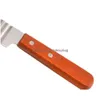 Narzędzia ziemniaczane owoce chipowe warzywne frytki frytki noża noża ze stali nierdzewnej nóż drewniane drewniane drewniane gadżety kuchenne gadżety LX5146 DHG1C