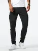 Les jeans slim pour hommes étirent un jean skinny pour les hommes, la mode de la jambe droite confort flex pantalon décontracté 2404253