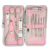 24pcs Manicure Set Pedicure Ncissor Cutice Near Caws Clipper Kipper Комплект из нержавеющей стали инструмент для ухода за ногтями Manicure SET7405387