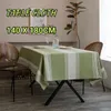 Tischtuch Französisch Streifen Tischdecke Baumwollwäsche Stoff staubdesdecker Cover Küche Esskaffee Party Dekoration Rechteck