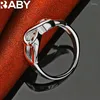 Cluster ringen 925 Sterling Silver Heart Number 8 Ring For Women Fashion Jewelry Wedding Engagement Party Charm Accessoires Liefhebbers Gift