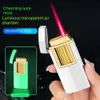 Pure Copper Hole Circulation Without Gas Flame Size Adjustment Platinum Wire Drawing Usb Charging Windproof Blue Flame Lighter