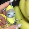 Gevulde pluche dieren 2023 Nieuwe bananenkat pluche hanger schattige huilende bananenkat grappige sleutelhanger auto tas hanger sleutelhanger accessoires geschenken voor klasgenoot