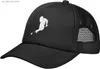 Ball Caps Player Billiard Black Dad Hat Fashion Hat Cappello da baseball regolabile Q240425