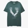 Annies Bing Shirt T-shirt feminino 24SS AB MUNIMAS DESGENER ANNE BING Fashion Classic Cotton Tee New Sunset Printe