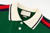 2024 Polo's Polo's Zomershirt Merk Kleding Kleding Katoen Korte Mouw Zakelijk Casual gestreepte ontwerper Homme Camisa Ademend A27