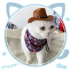 Dog Apparel Pet Cowboy Hat Headwear For Dogs/Cat Festival Gift Cosplay Supplies Props Kitten Sun Cap