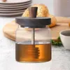 Opslagflessen honing bijen pot heldere siroopcontainer wasbaar voor sauzen kantoor keuken eettafel huis
