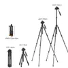 K F Concept 64inch162cm Video Tripod Lightweight Aluminum Tripods for Pography Live Streaming DSLR Camera Phone Holder Stand 240418