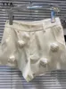 Short féminin Bureau des dames Summer en satin d'été