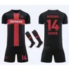 Soccer Trikots -Trails -Einrichtungen Bundesliga Bayern Leverkusen Home Jersey Nr. 10 Wertz Nr. 34 Zaka Adult Children's Set Unpopular Football