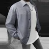 Vestes pour hommes Casual Simple Style Tops Incerun Mens Fashion Pocket Pocket Design Jacket Mouilles à manches hivernales