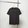 T-Shirt Mens Parisian Designer Balenciege رسالة طباعة 100 ٪ من القطن رجال الرجال القصير الأكمام غير العادية