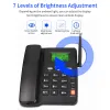 Tillbehör trådlöst telefon Desktop Telefonstöd GSM 850/900/1800/1900MHz Dual SIM Card 2G Fast trådlös telefon för hus callcenter