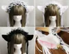 Party Fancy Dress Headband Fluffy Cat Fox Ears Lace Ribbon Tassels Bell Headband Anime Waitress Maid Devil COS Costume Xmas Props5469717