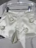 Short féminin Bureau des dames Summer en satin d'été