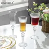 Gobelers Créativité transparent cocktail gobelet vin champagne décoratif barre de fête de fête d'eau 150 ml de lait de café H240425