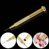 Bits 1PC Gold Edelstahl Nagel Hand Hangle Bohrloch Maker Metall Doting Metall Pencing Piercing Professionelles Maniküre Nagelkunstwerkzeug