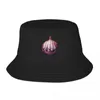 Berets Purple Onion Bucket Hat Panama Children Bob Hats Reversible Fisherman Fishing Unisex Caps