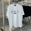 パリデザイナーメンズアンドレディースTシャツクラシック2Bレターパターン印刷ロゴラウンドネックヨーロッパアメリカントレンドTシャツカジュアルスポーツピュアコットンカップルTシャツS-5XL