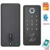 Modules Smart Deadbolt verrouille TTLOCK ou TUYA APPPRIMENT PRINCE BIOMETRIQUE CODE CARDE Mot de passe US Deadbolt Lock de verrouillage automatique