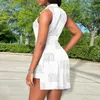 Lässige Kleider Sommer-Frauenprodukte verkaufen ärmellose Rapels und einreißige Fashion Temperament Street Damenkleid.