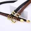 Belts for women designer Taurillon Belts Needle Buckle 18mm 1:1 Genuine Leather Girdle Woman Belt Fashionable Slim Womans Waistband